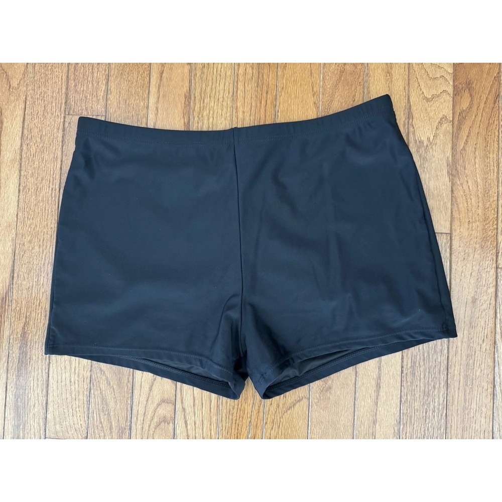 Tempt Me Women’s Board Shorts Size XXL Black, Boy Shorts, Tankini Swim Bottoms